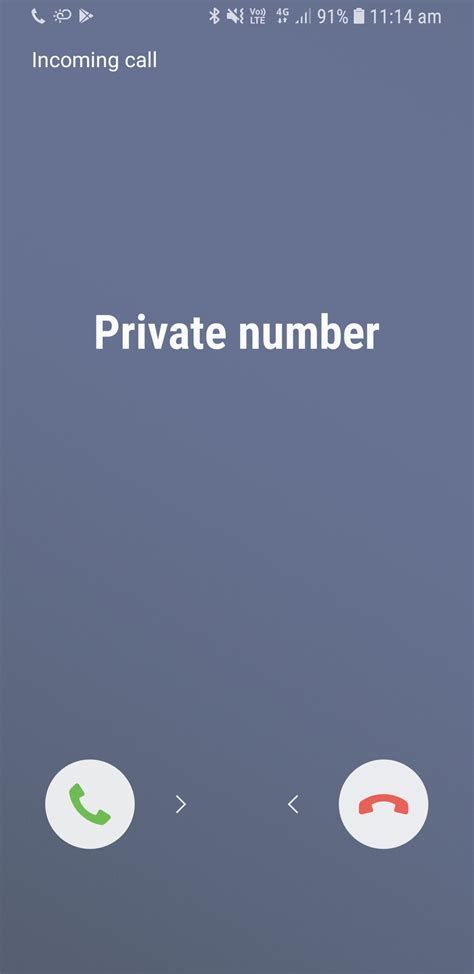 What is a private number?